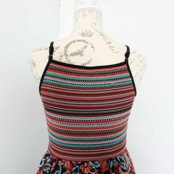 Patterned & Woven Summer Dress - Picture 5 of 7